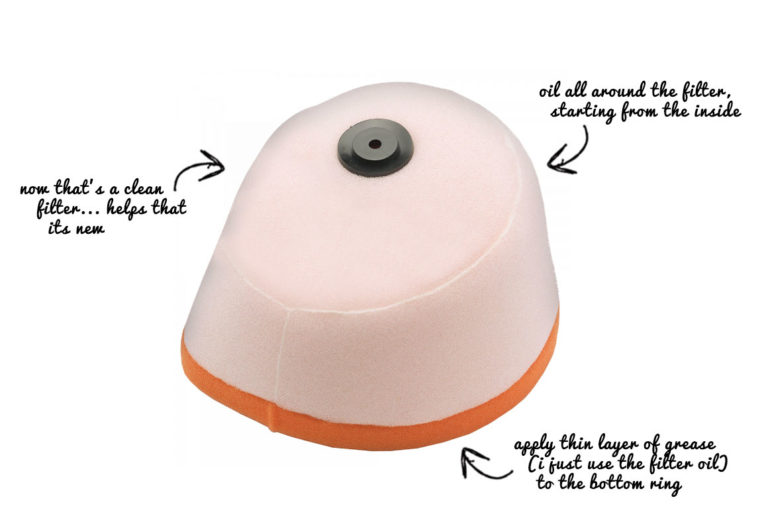 How to Clean a Dirt Bike Air Filter (and Oil the Foam Correctly)