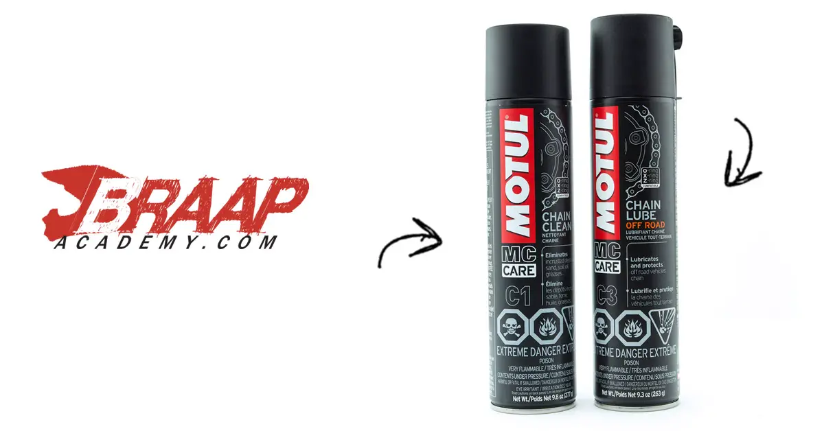 Best Dirt Bike Chain Lube (Oil, Wax, WD40) Which?