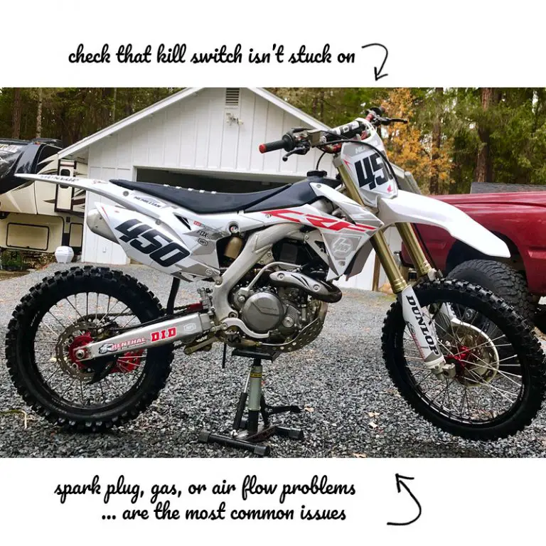 4 Stroke Dirt Bike Won't Start? Issues & How to Fix)