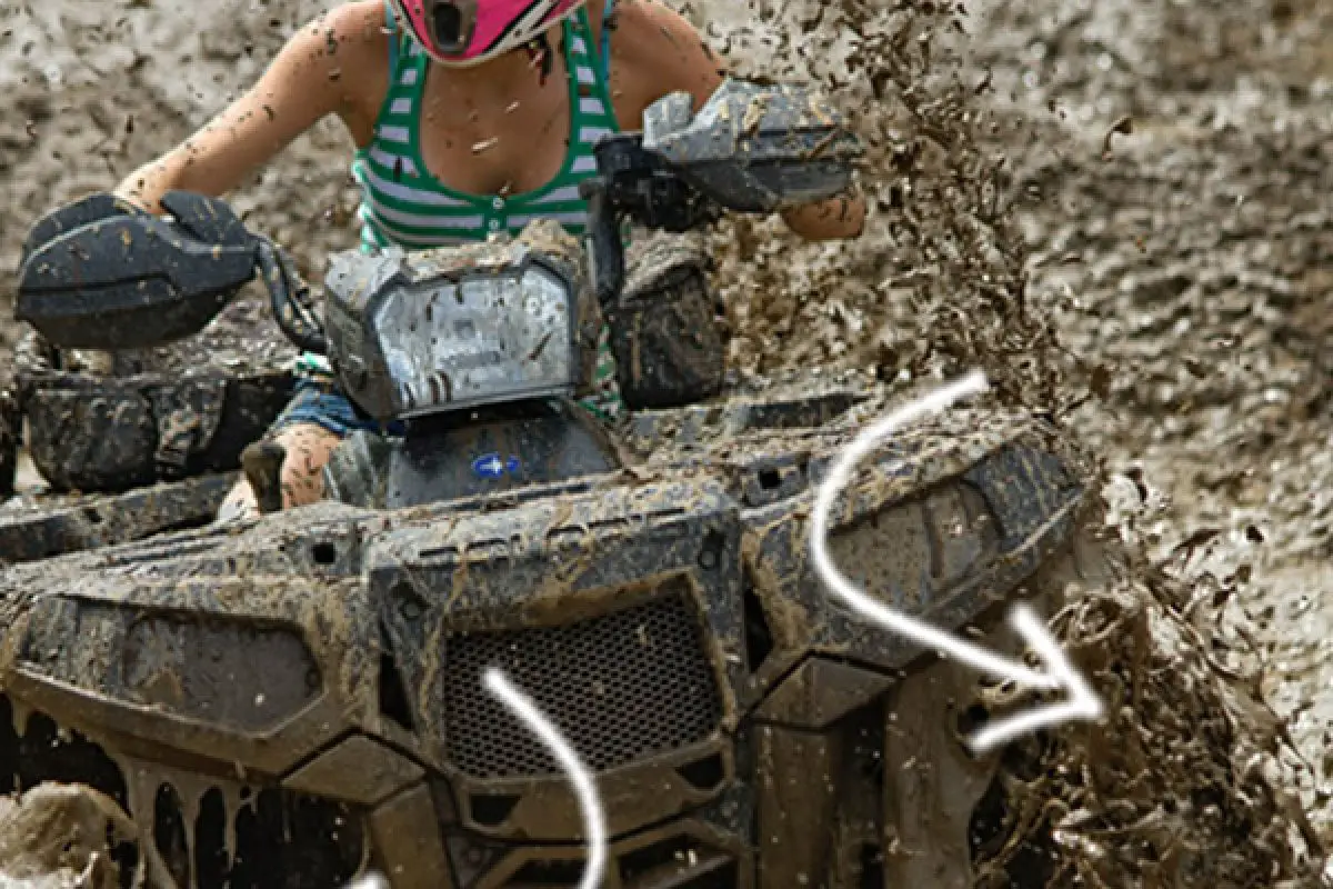 ATV in mud