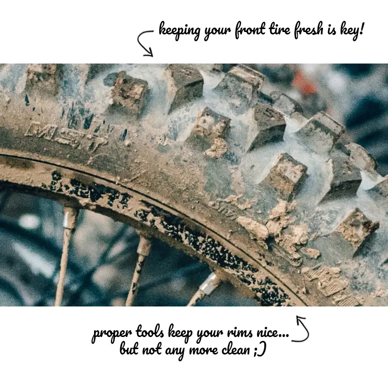 Tools to change dirt bike tire