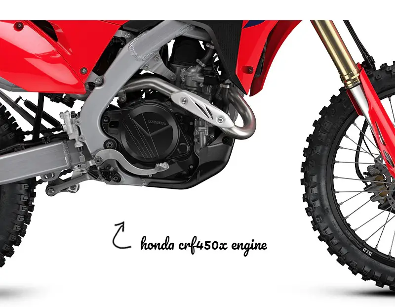 450cc engine on Honda CRF