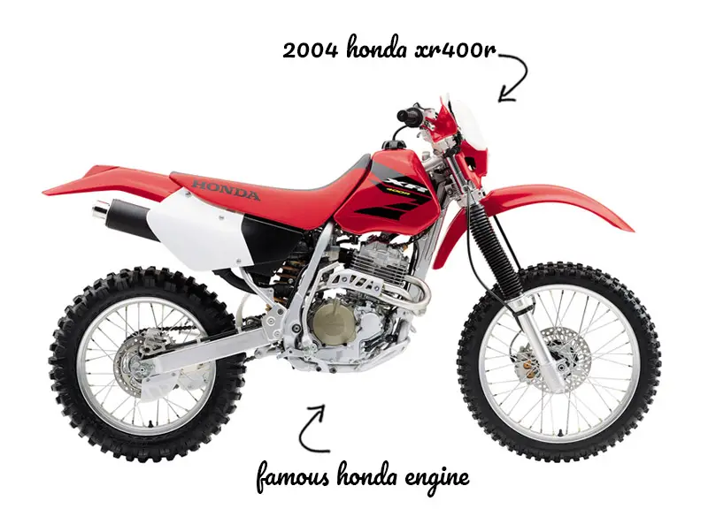 Honda XR400R Review Weight HP Specs 1996 2004