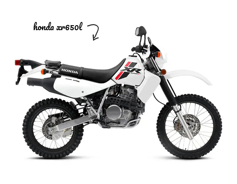 Honda XR650L dual sport motorcycle