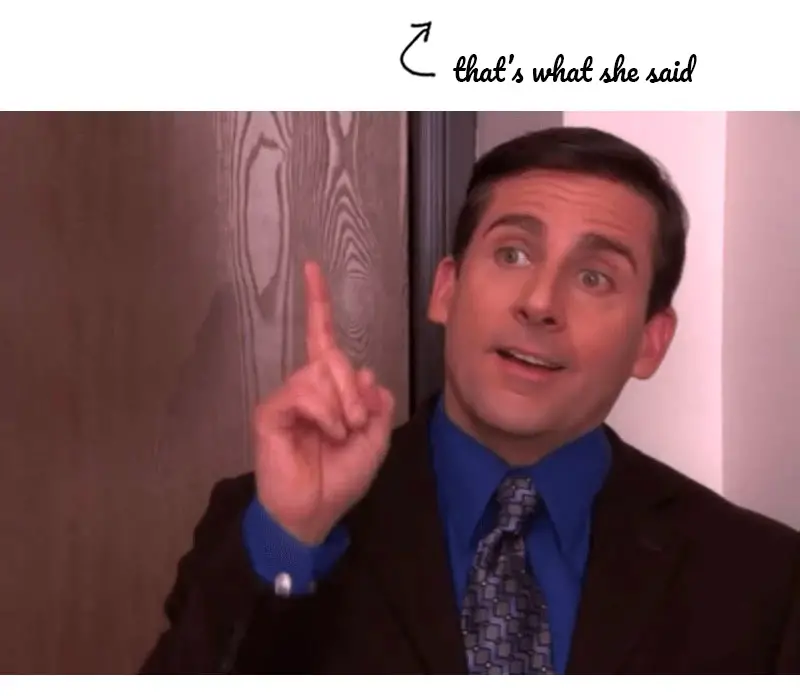 Michael Scott - That's what she said