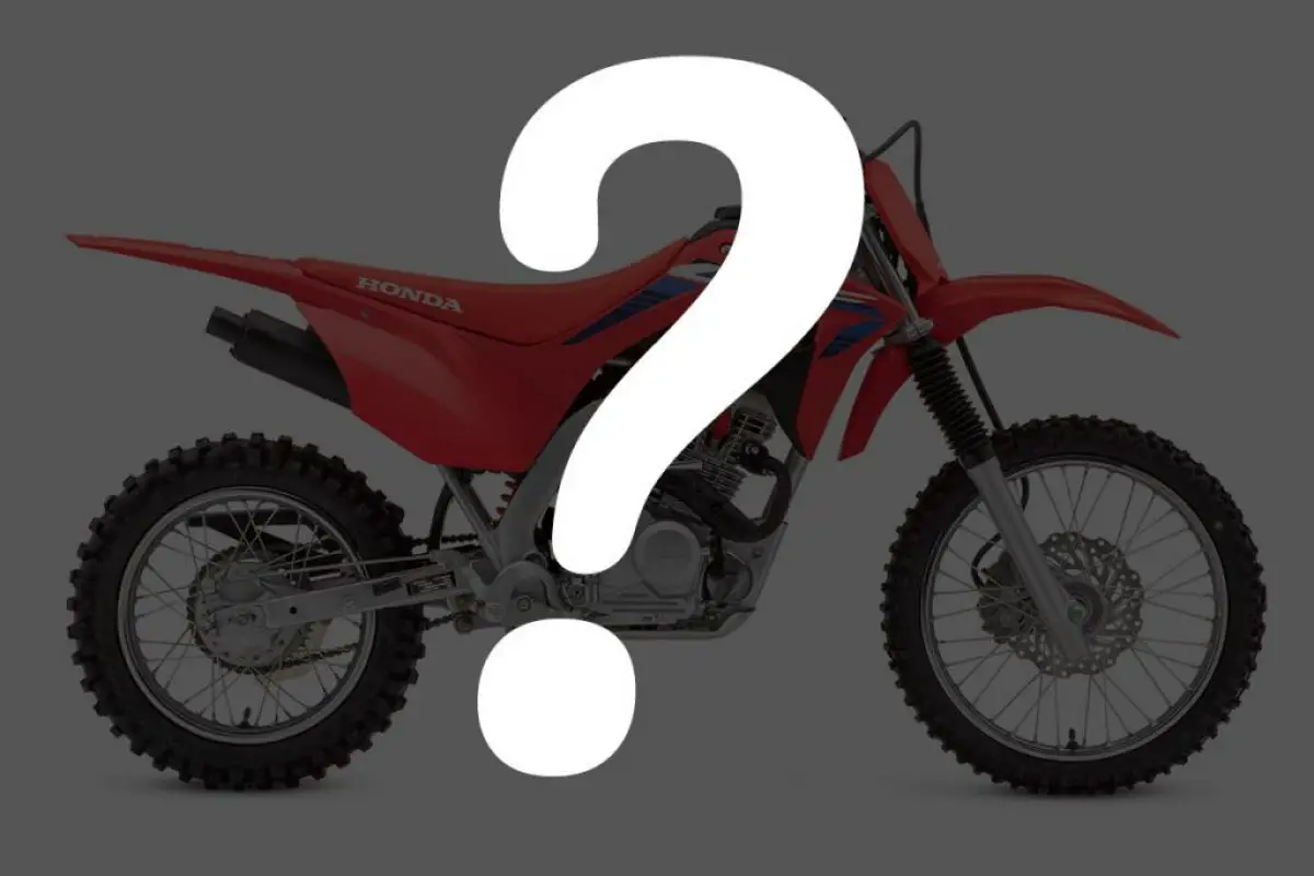 Dirt bikes for 12 year olds on gray background