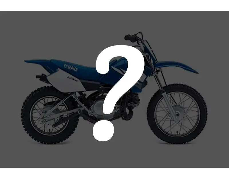 Question mark over a Yamaha TTR90 dirt bike