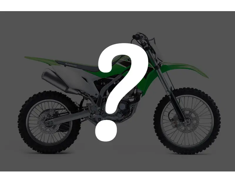 KLX300R on gray background