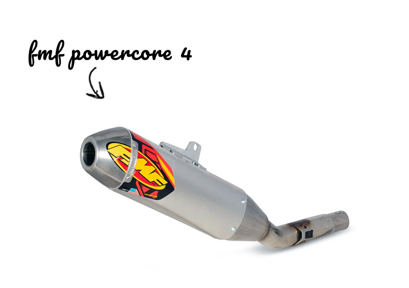 FMF Powercore 4 exhaust for a KLX300R