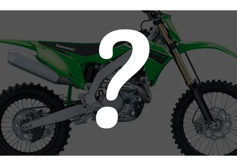 Question mark over a KX450X
