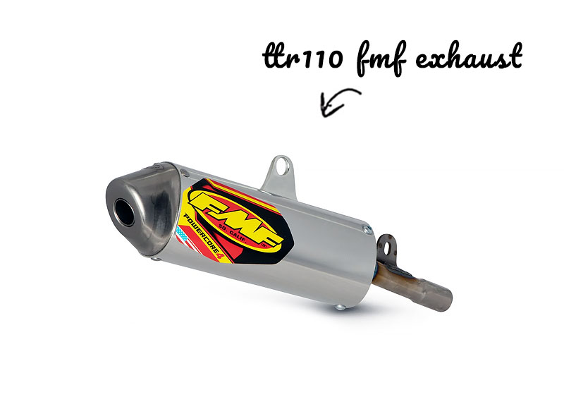 Close up of an FMF Tail Pipe
