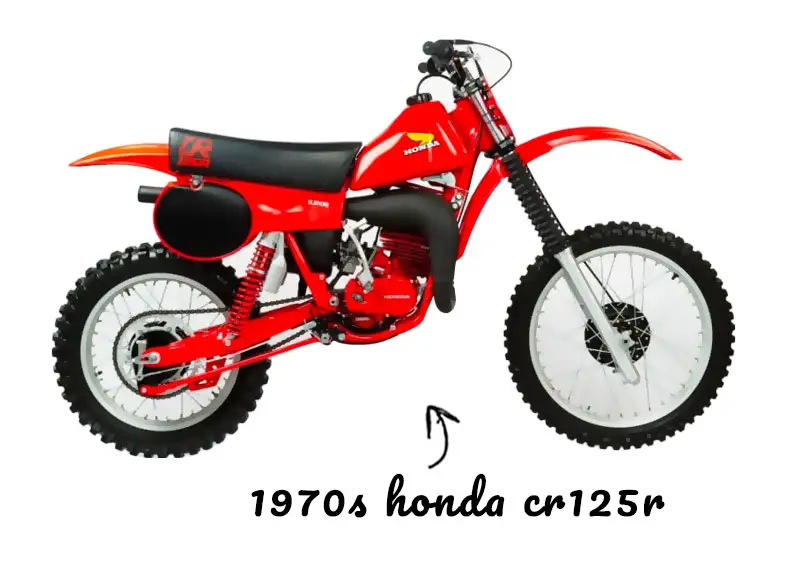 1970s Honda CR 125R Dirt Bike