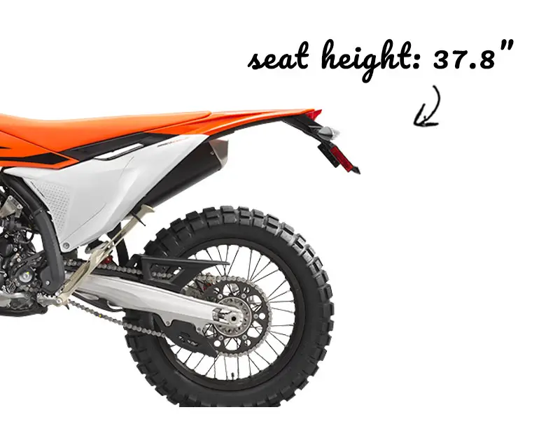 2024 Ktm 350 ExcF Seat Height Brier Robena